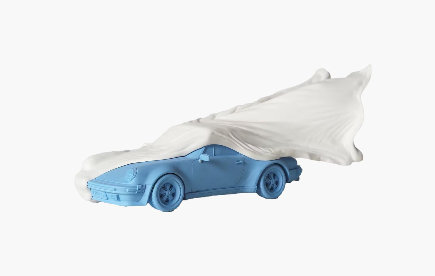 Daniel Arsham Veiled Porsche Figure Blue | The Sortage