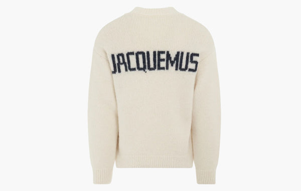 Jacquemus La Maille Pavane Back Logo Off-White | The Sortage