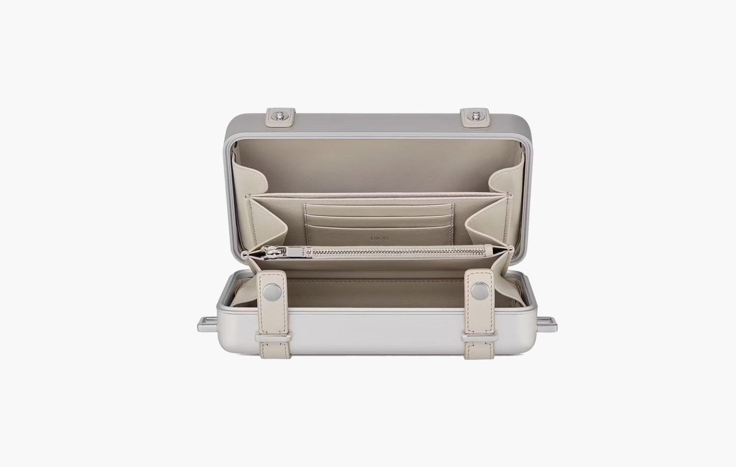 Dior x Rimowa Personal Clutch On Strap Aluminium Silver | Sortage.