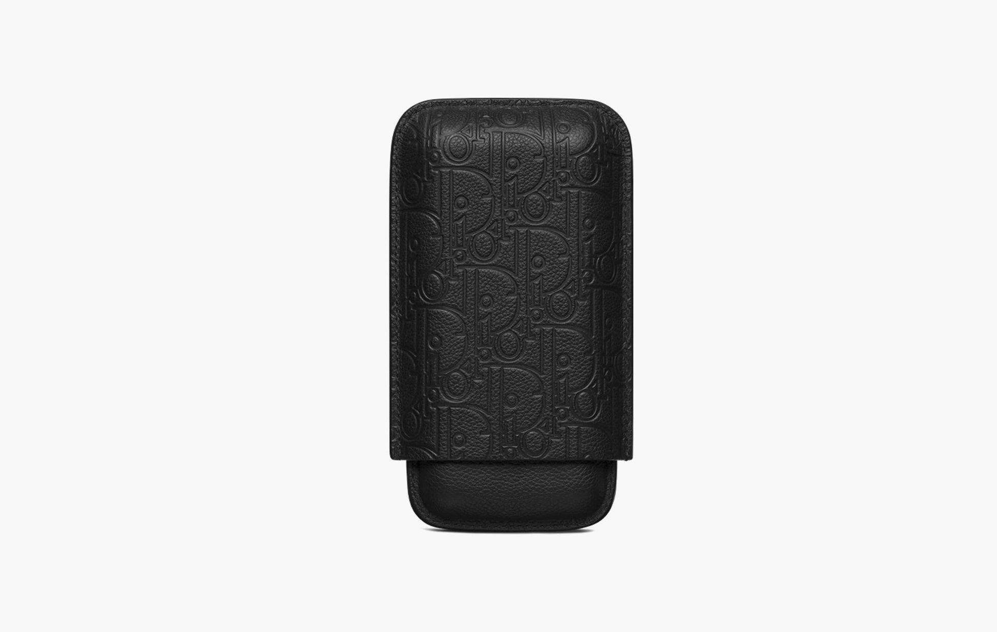 Dior Cigar Case Black Dior Gravity Leather | The Sortage