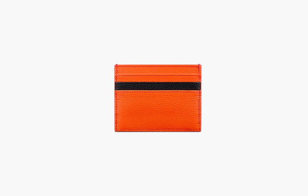 Dior x KAWS Card Holder Vermilion Red Grained Calfskin | The Sortage