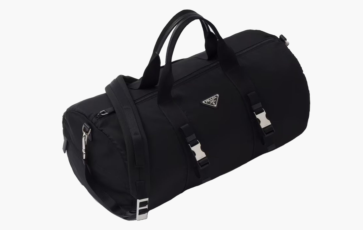 Prada Re-Nylon Saffiano Duffle Bag Black | The Sortage