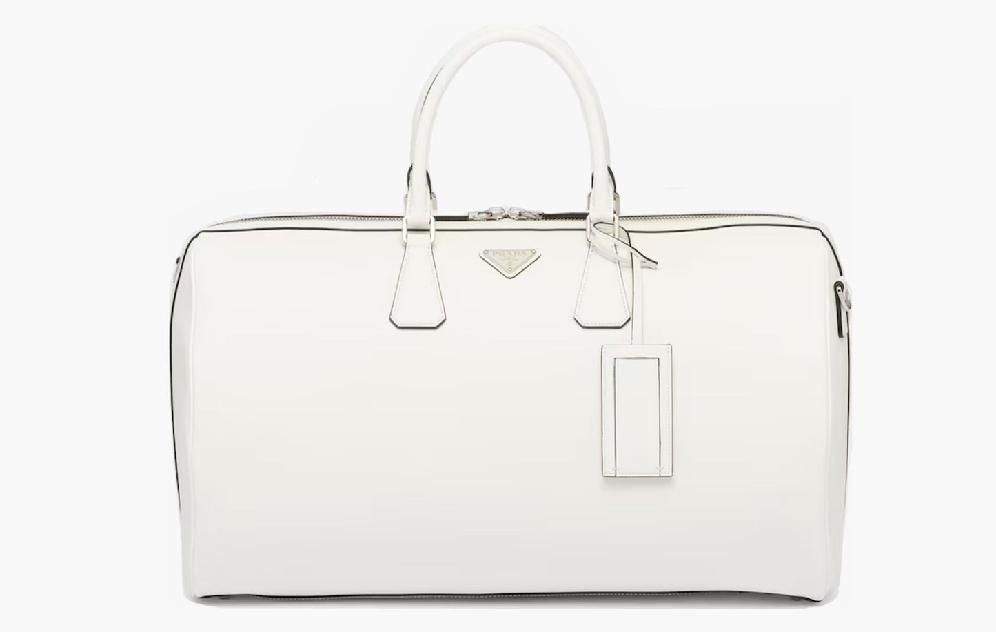 Prada Saffiano Leather Travel Bag White | The Sortage