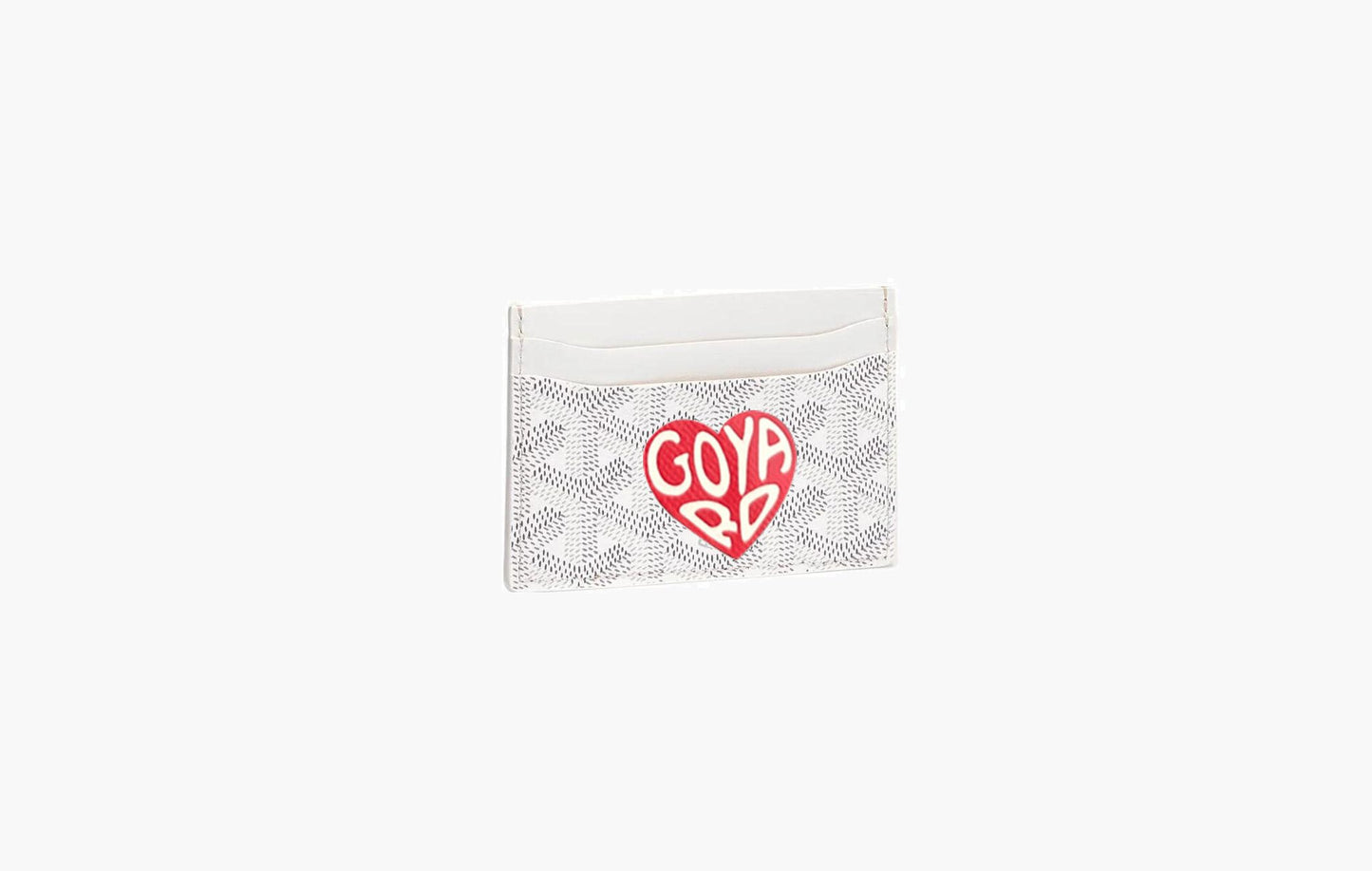 Goyard Saint Sulpice White & Red Small Heart | Sortage.