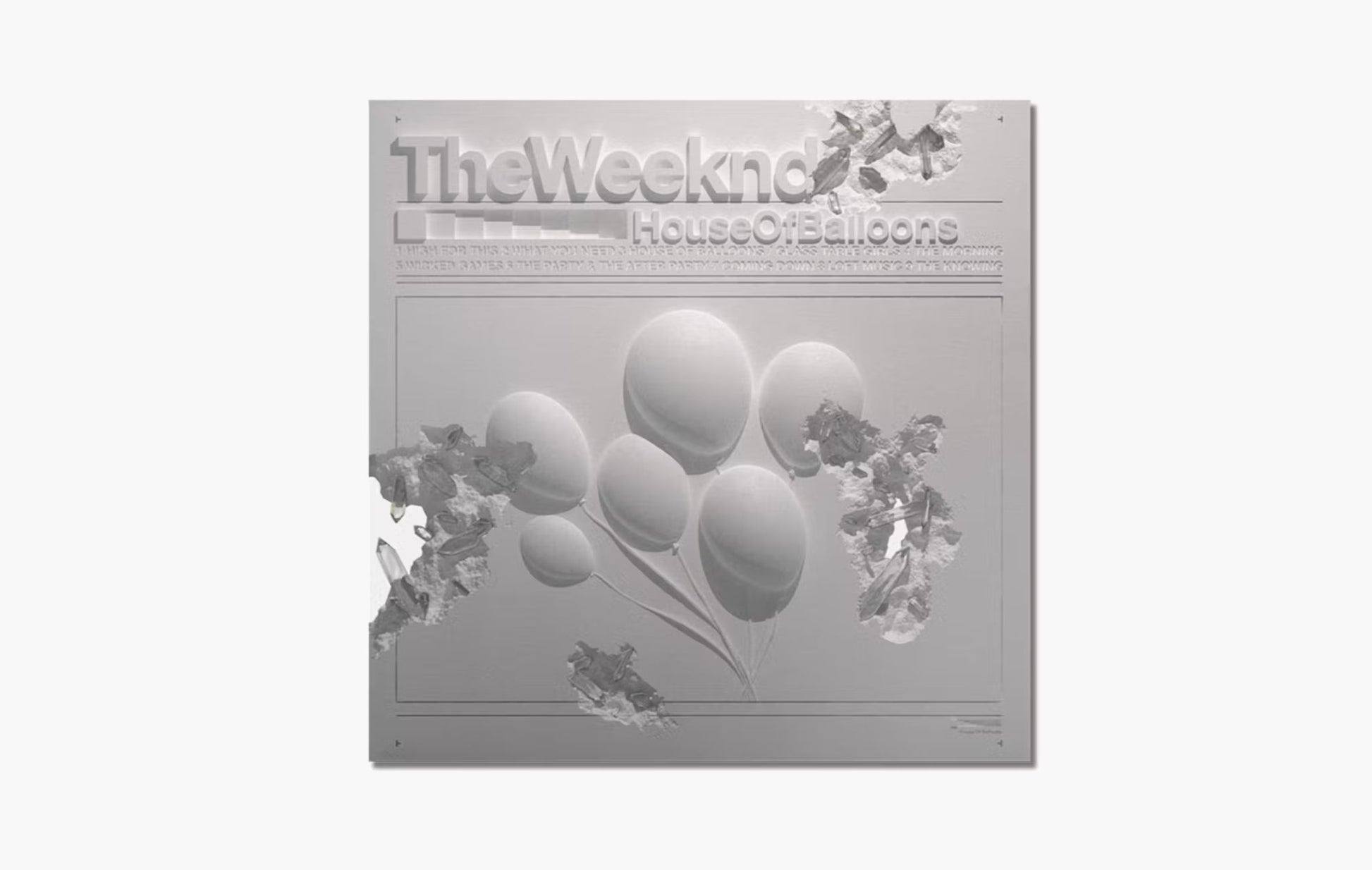 Daniel Arsham x The Weeknd House of Balloons Anniversary 2LP Vinyl | The Sortage