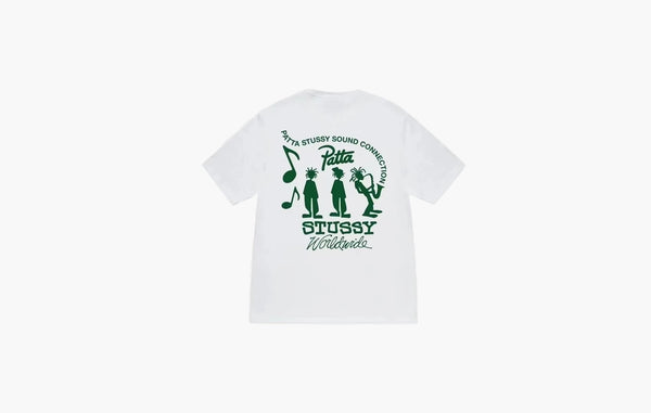 Stussy x Patta Sound Connection Tee White