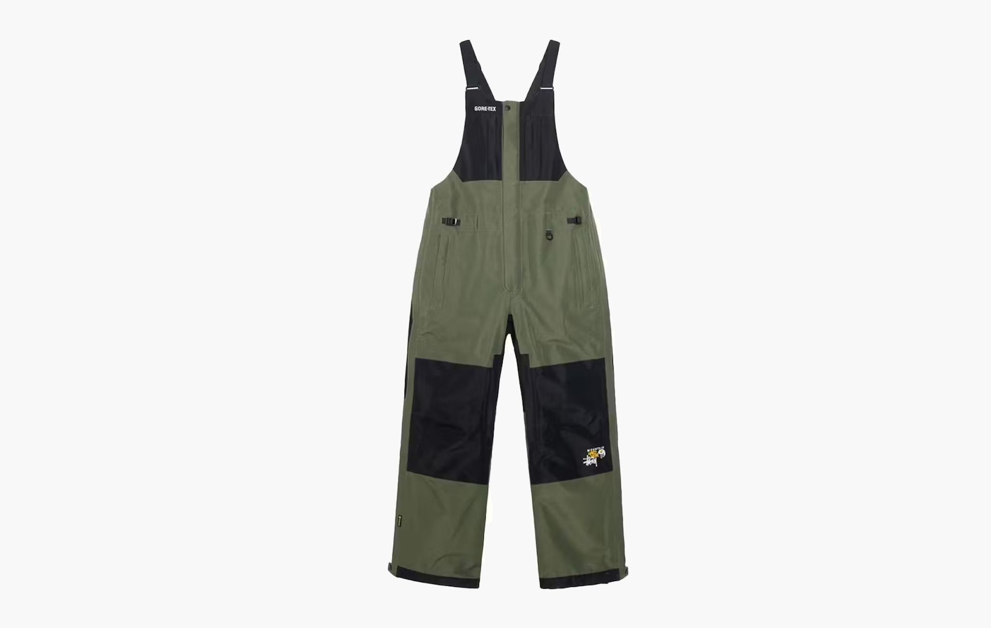 Stussy x Mountain Hardwear Exposure Gore-Tex Bib Poblano Black | The Sortage