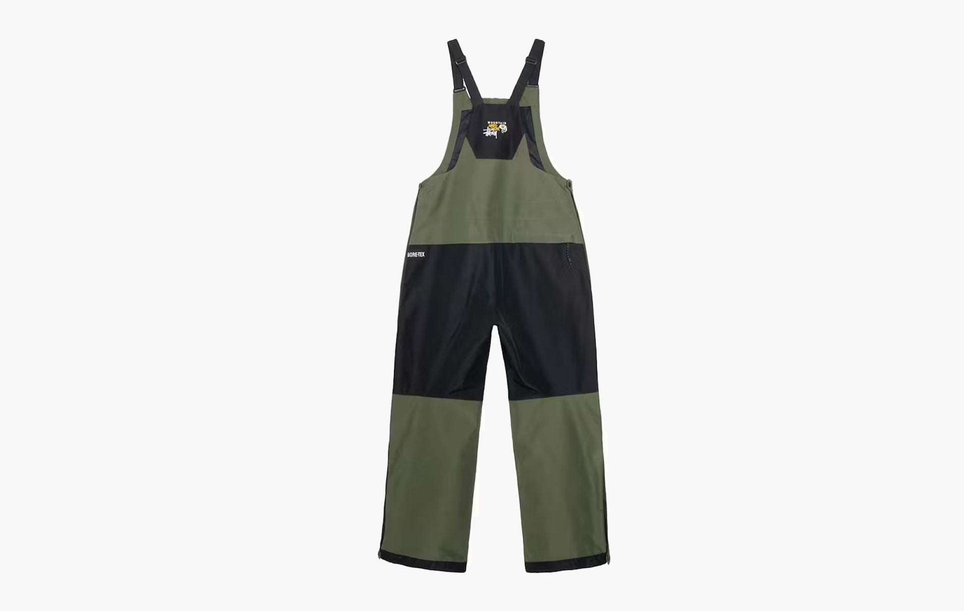 Stussy x Mountain Hardwear Exposure Gore-Tex Bib Poblano Black | The Sortage