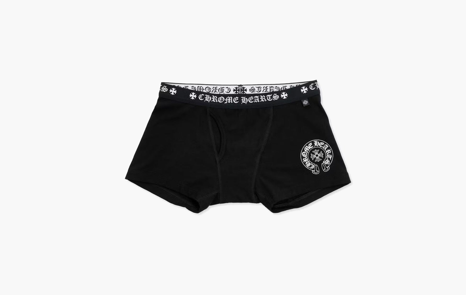 Chrome Hearts Boxer Brief Shorts Black/White | The Sortage