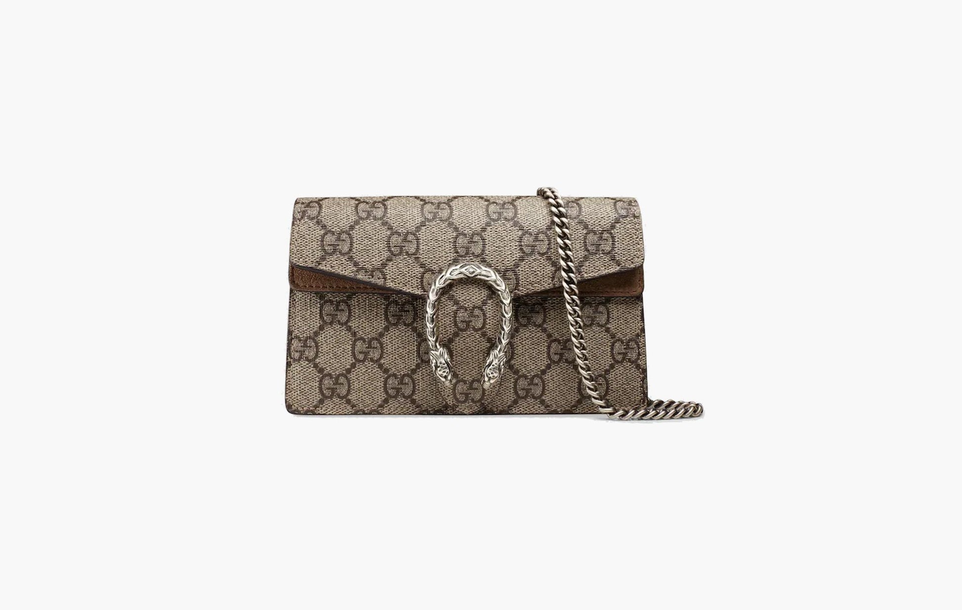 Gucci Dionysus GG Supreme Super Mini Bag Taupe | The Sortage