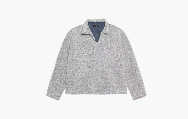 Stussy Wool Blend Sherpa Pullover Cloud | The Sortage