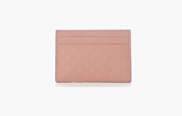 Gucci Card Case "Microguccissima (5 Card Slot) Soft Pink"