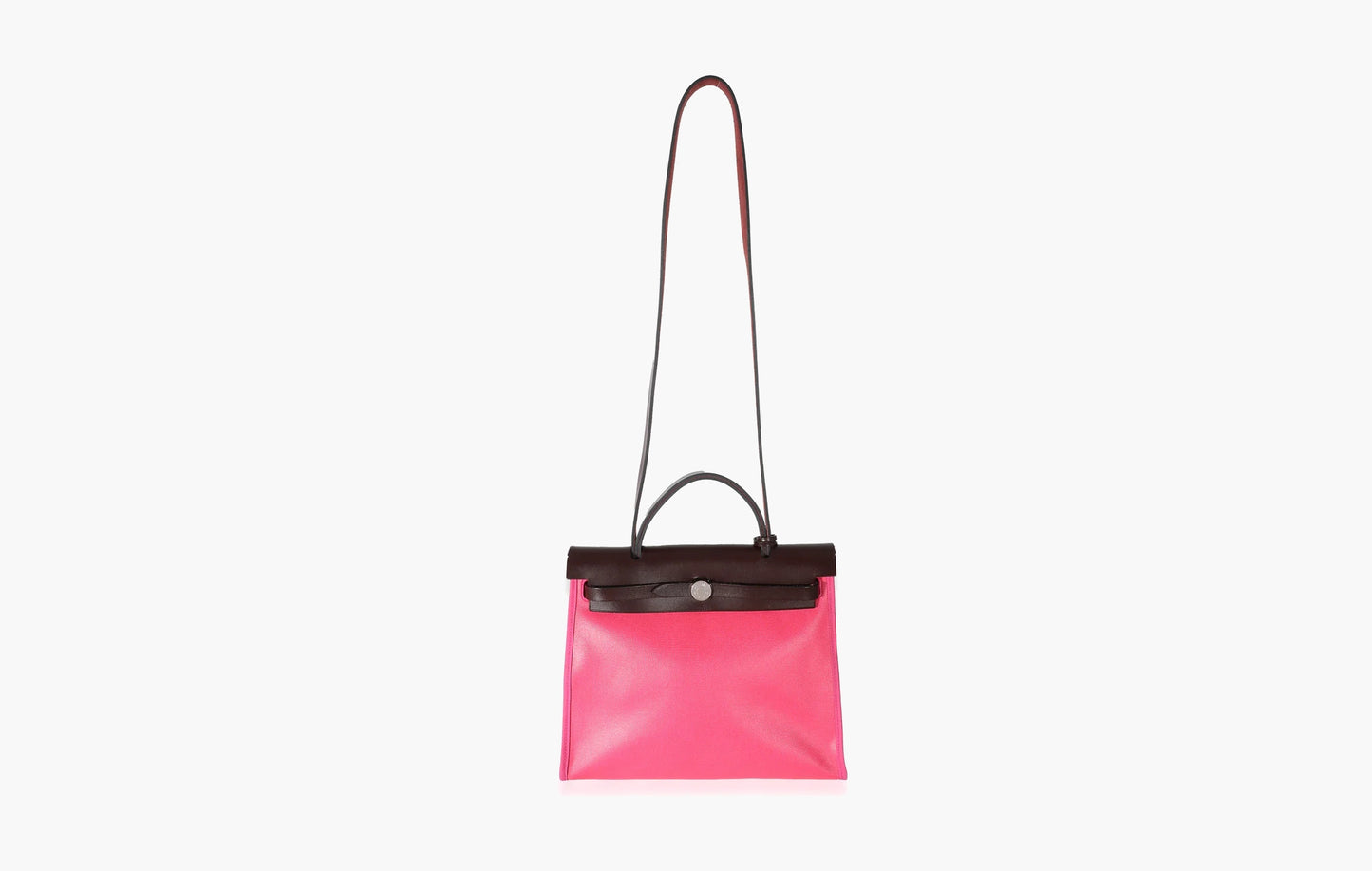 Herbag Zip 31 Bag "Rouge Sellier Vache Hunter Rose Shocking Toile H Berline"