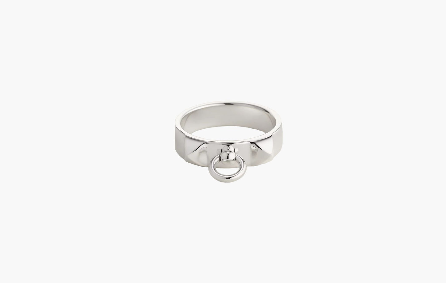 Hermes Collier De Chien Ring Silver | Sortage.