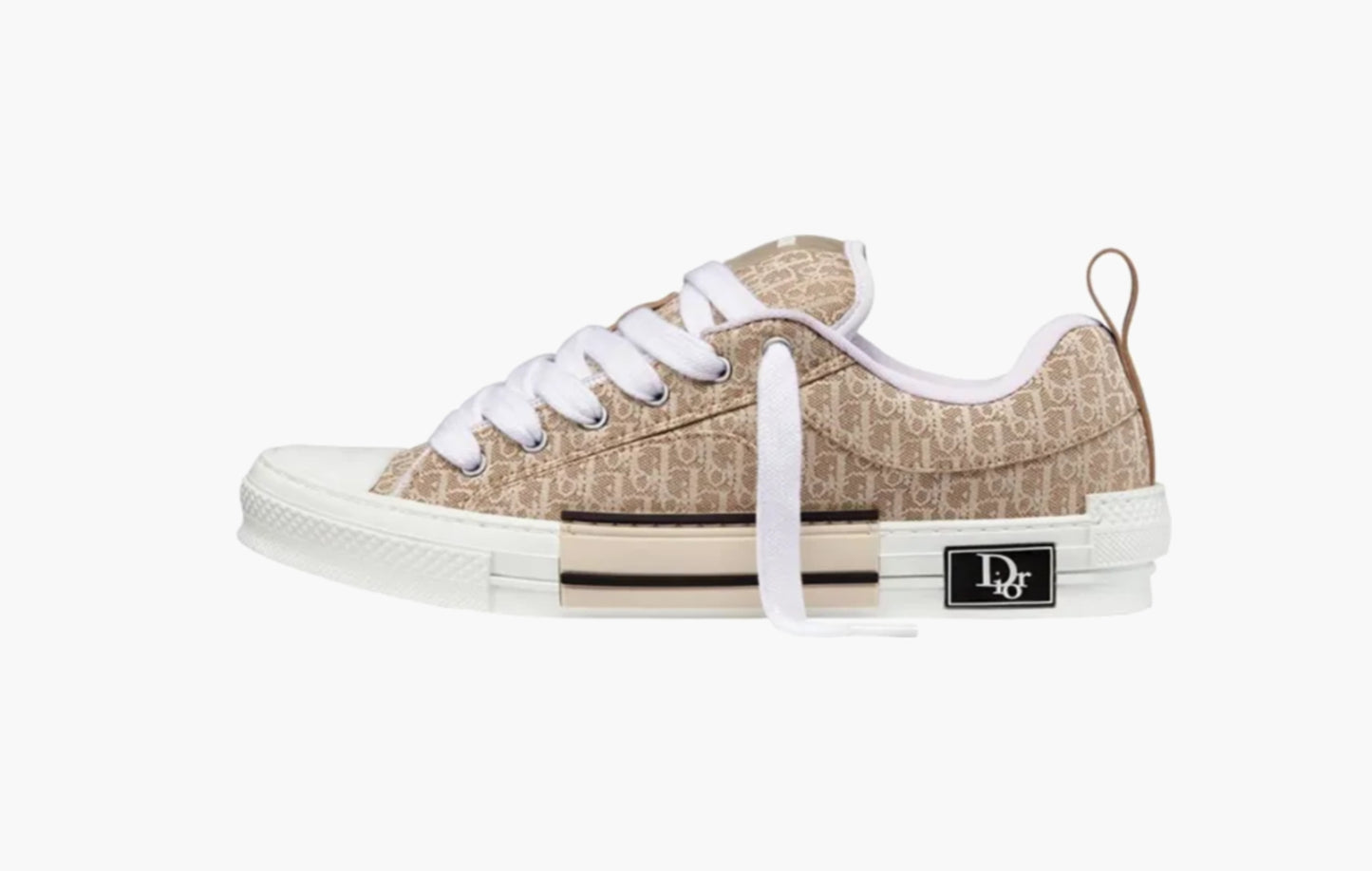 B23 Skater Low Top "Beige Dior Oblique Jacquard"