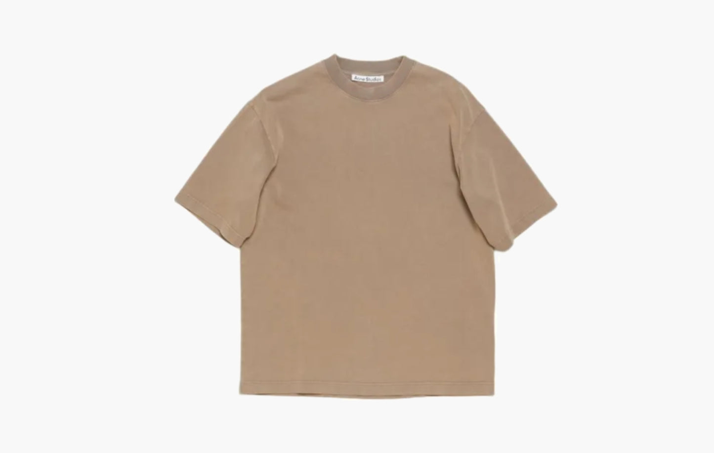 Crew Neck T-Shirt "Taupe Brown"