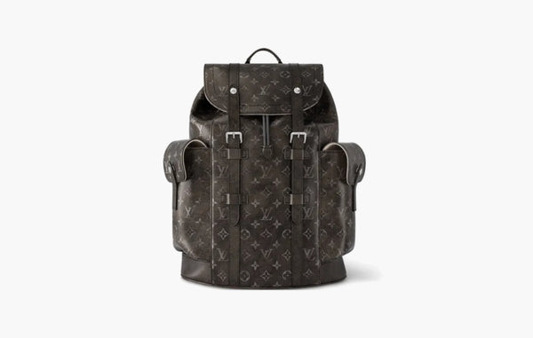 Christopher MM Autres Cuirs Monogram Backpack "Black"