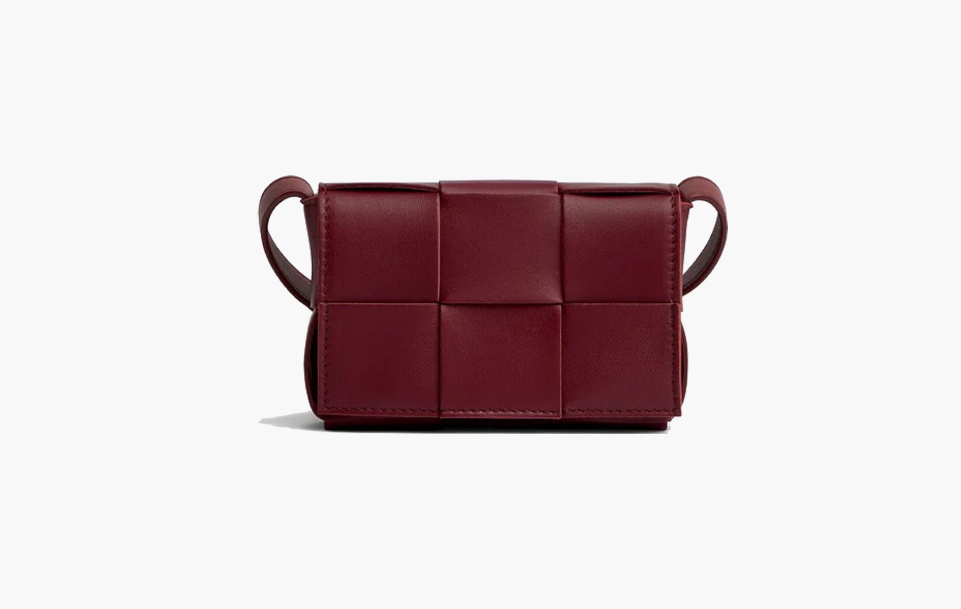 Bottega Veneta Mini Leather Cassette Bordeaux | Sortage