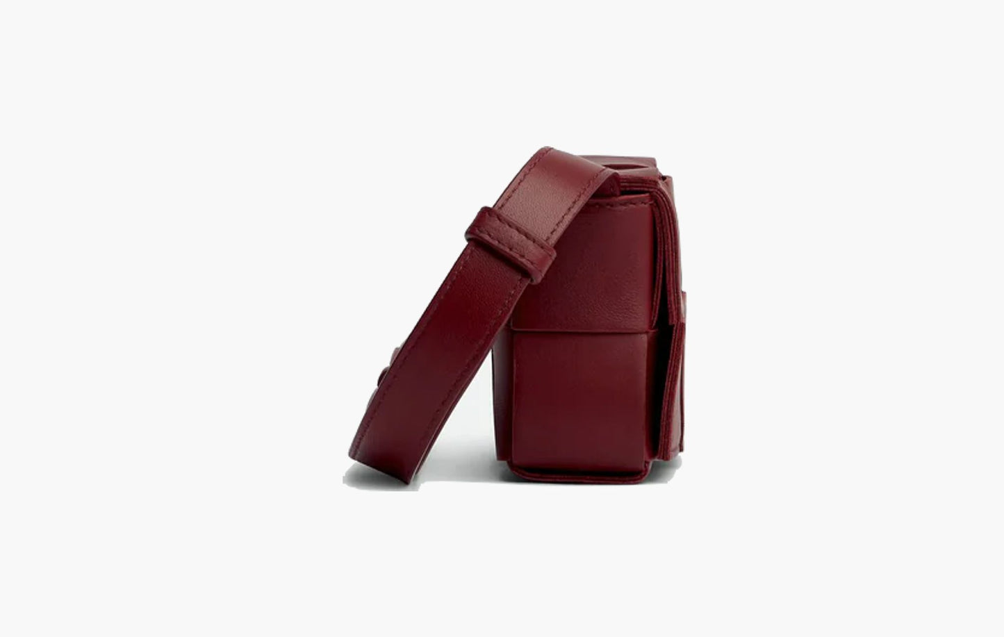 Bottega Veneta Mini Leather Cassette Bordeaux | Sortage