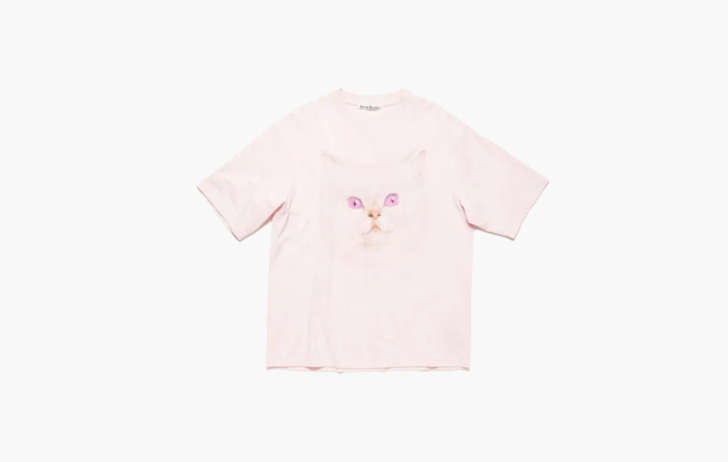 Cat T-shirt Relaxed Fit "Soft Pink"