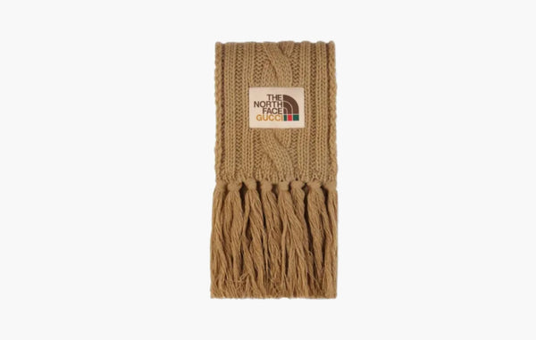 Gucci X The North Face Knit Scarf Unisex "Tan"