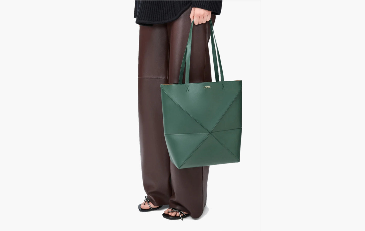 Medium Puzzle Fold Tote "Vetiver"