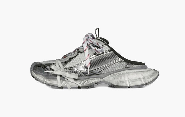 Balenciaga 3XL Panelled Mule Sneakers Silver | The Sortage