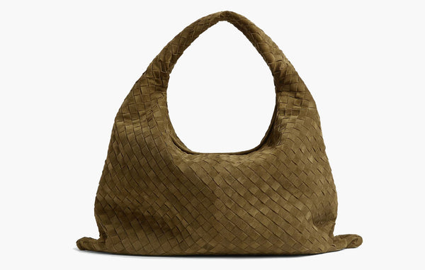 Bottega Veneta Large Hop Shoulder Bag Olive Oil | Sortage.