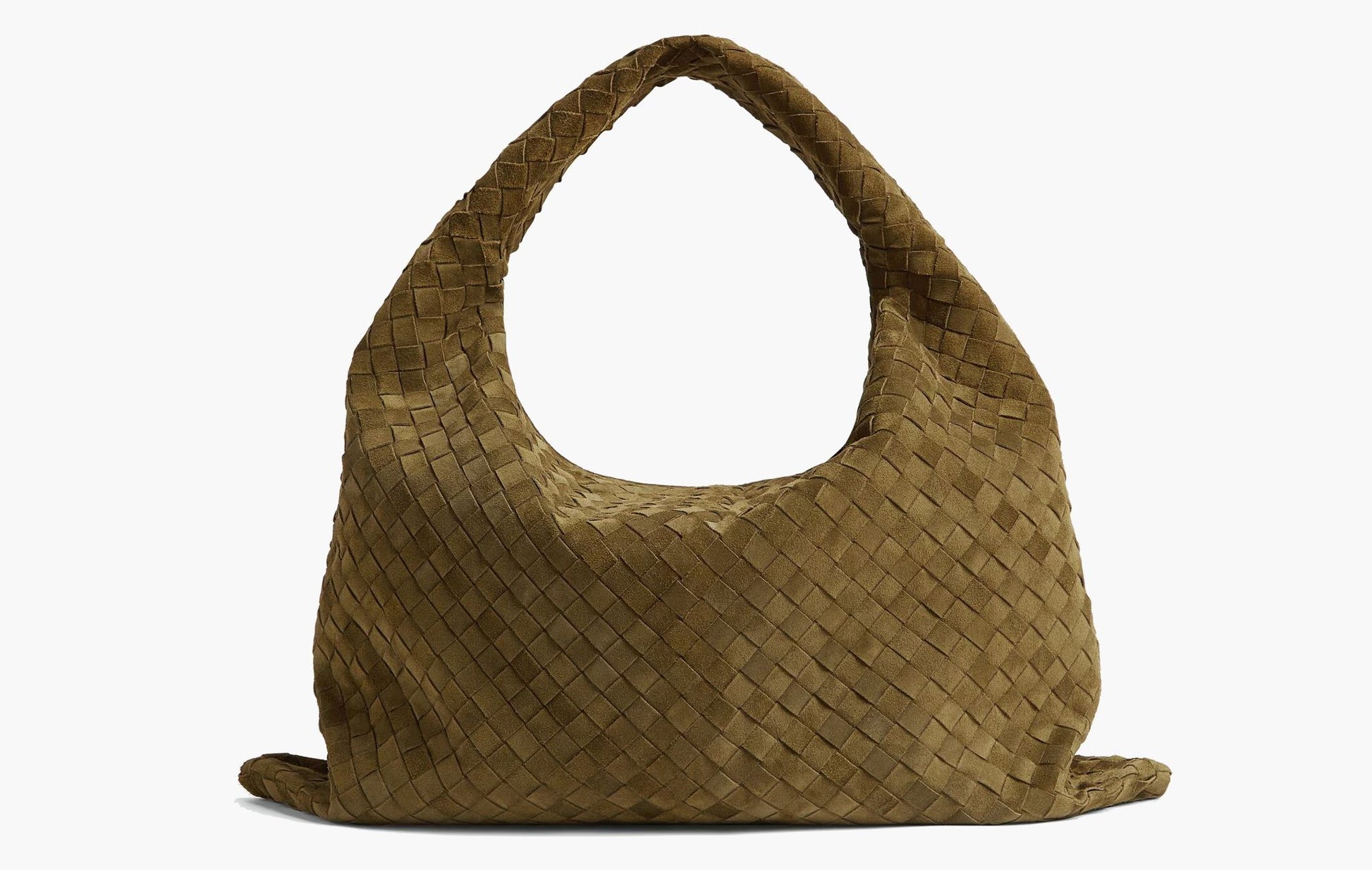 Bottega Veneta Large Hop Shoulder Bag Olive Oil | Sortage.