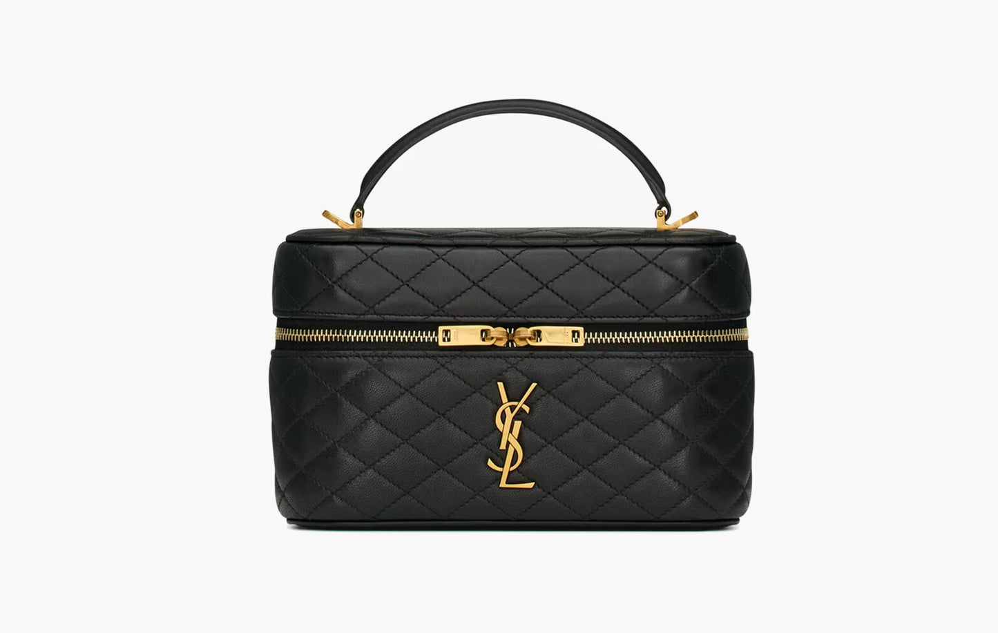 Yves Saint Laurent Gaby Vanity Bag Lambskin Black | Sortage.