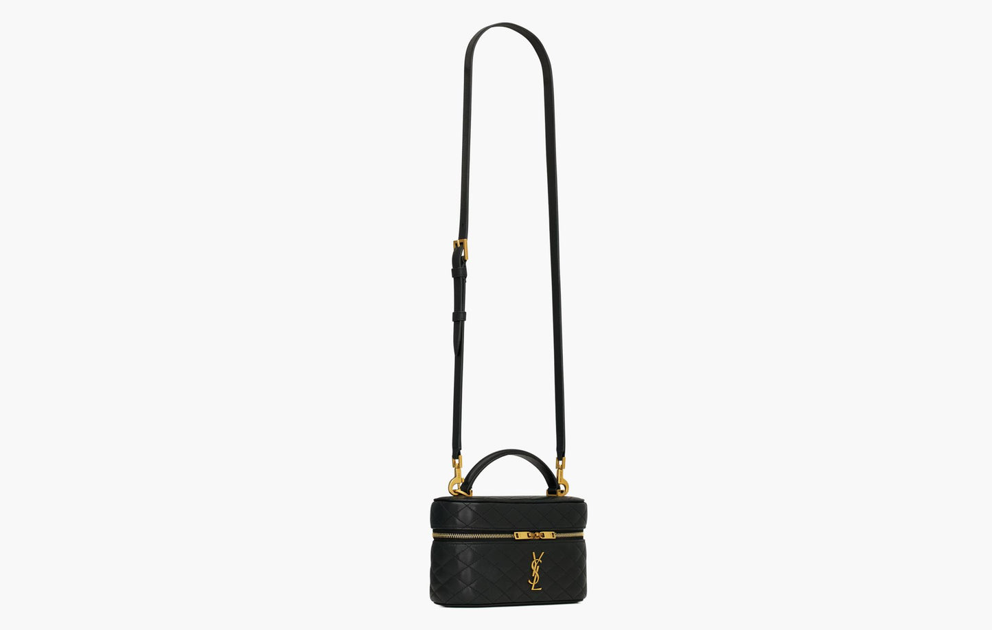 Yves Saint Laurent Gaby Vanity Bag Lambskin Black | Sortage.