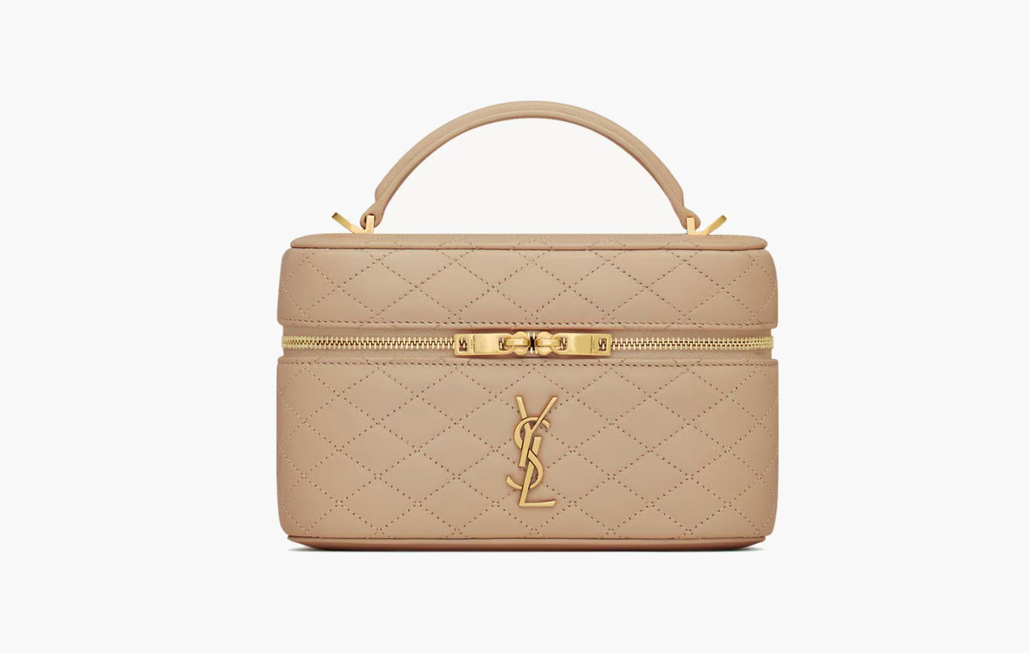 Yves Saint Laurent Gaby Vanity Bag Lambskin DK Toffee | Sortage.