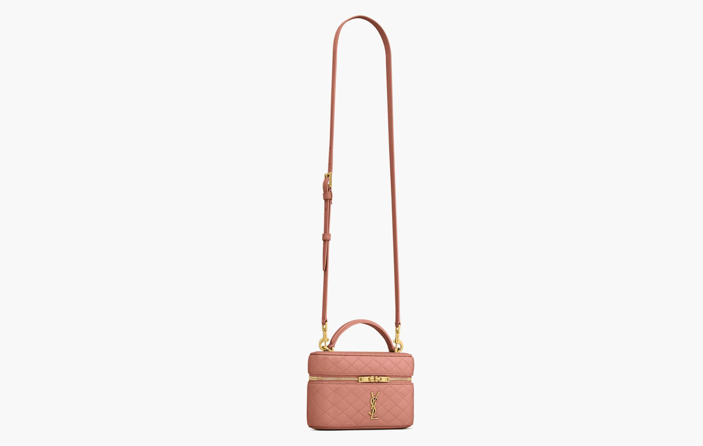 Yves Saint Laurent Gaby Vanity Bag Lambskin Barely Pink | Sortage.