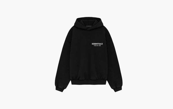 Fear of God Essentials Kids Fleece Hoodie (FW24) Black |The Sortage