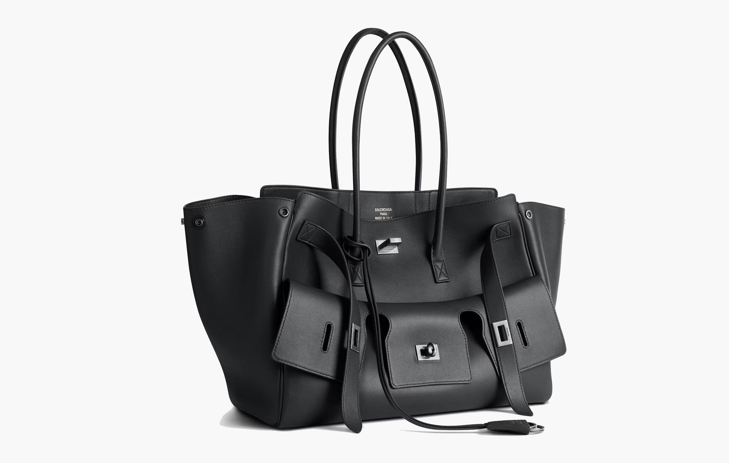 Balenciaga Bel Air Medium Carry All Bag Black | The Sortage