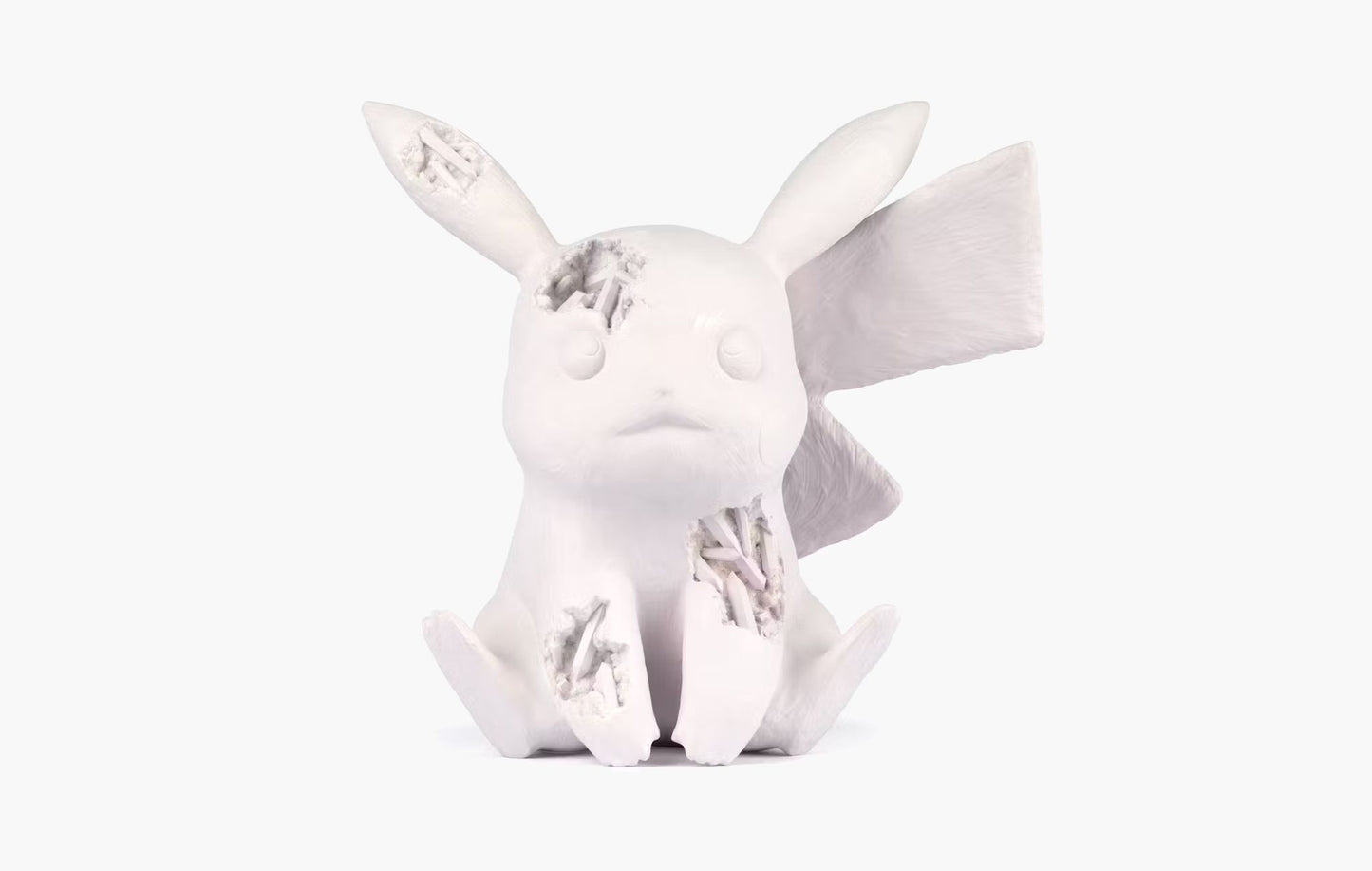 Daniel Arsham Crystalized Seated Pikachu Sculpture Light Amethyst | The Sortage