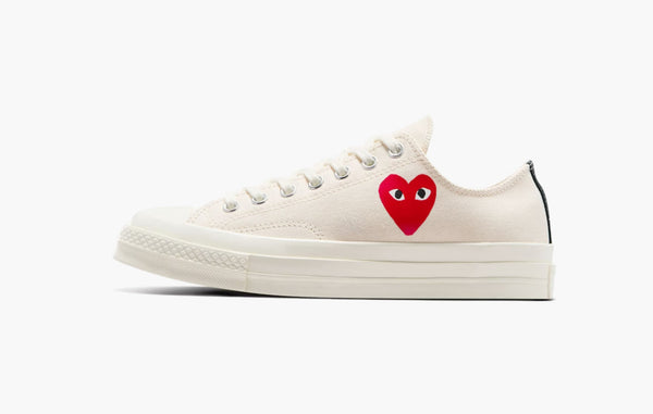 Chuck Taylor All Star 70 Ox "Comme des Garcons PLAY Single Heart Milk"