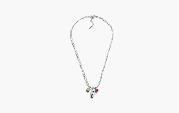 KAWS Pendant Necklace "Silver-Finish Brass"