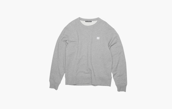 Face-patch Crew Neck Sweatshirt "Gray"