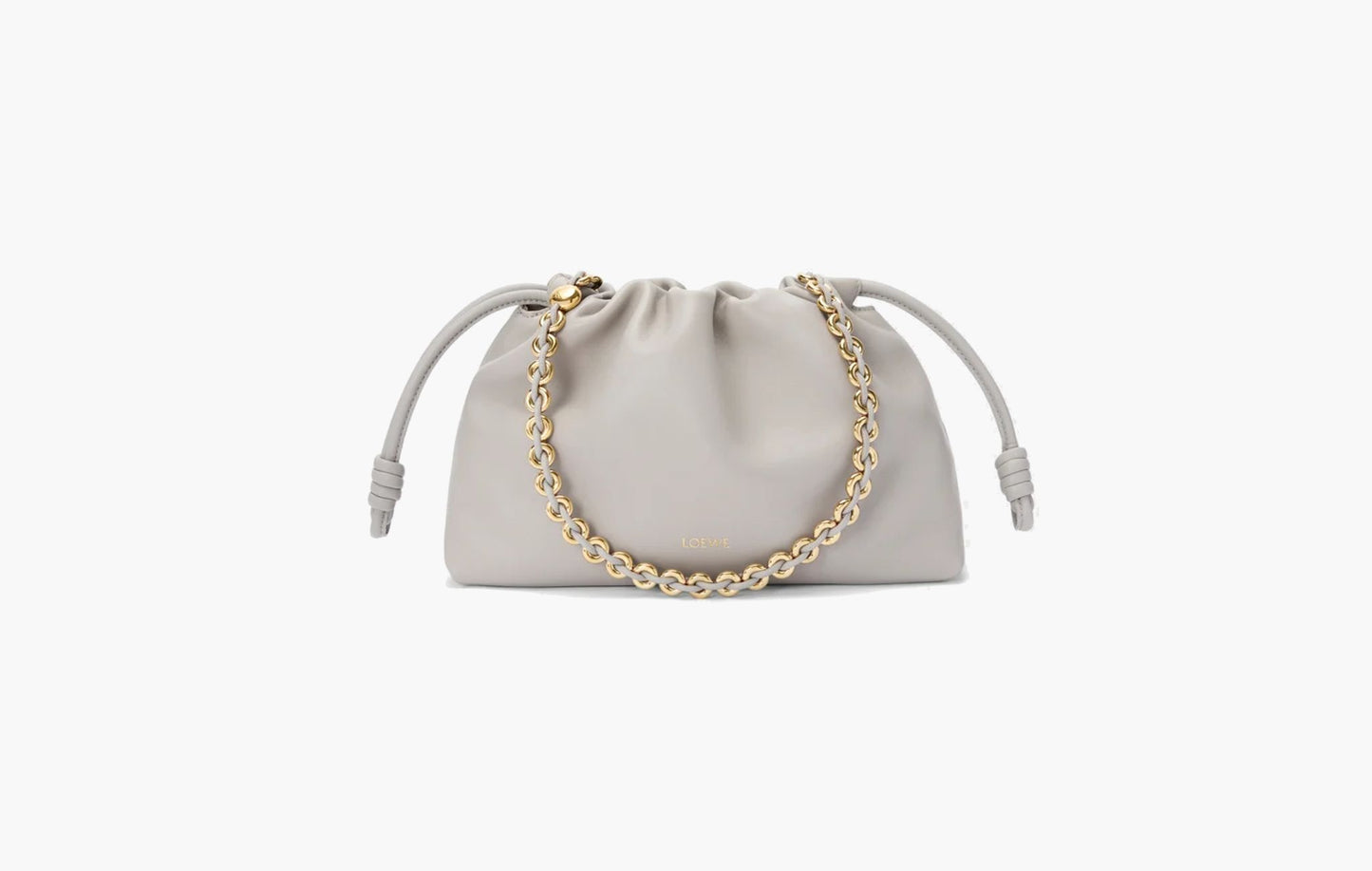 Loewe Medium Flamenco Purse Shell Grey | The Sortage