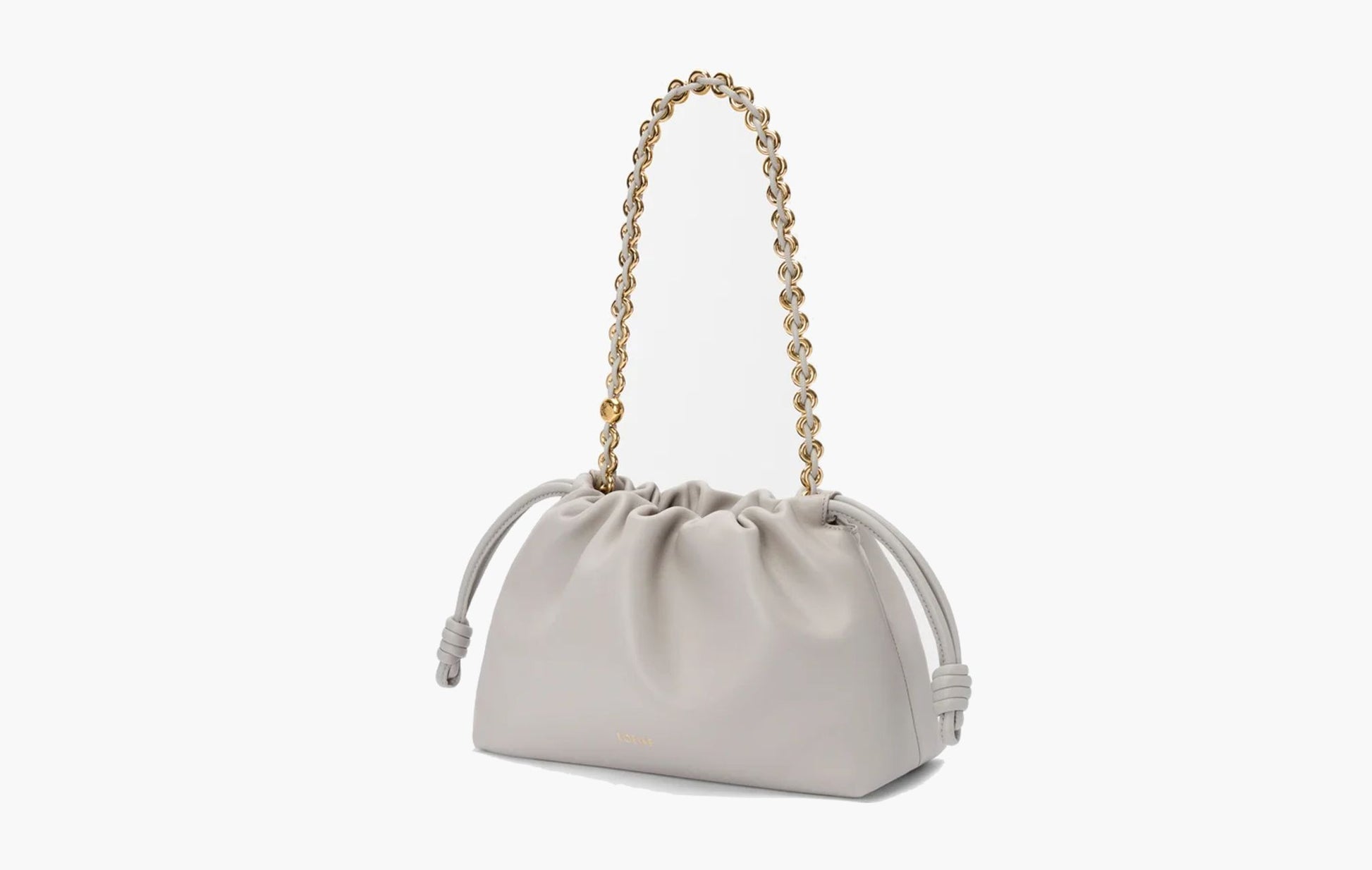 Loewe Medium Flamenco Purse Shell Grey | The Sortage