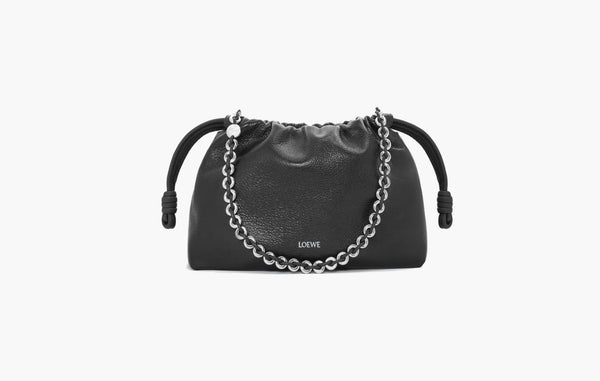 Loewe Medium Flamenco Purse Black | The Sortage