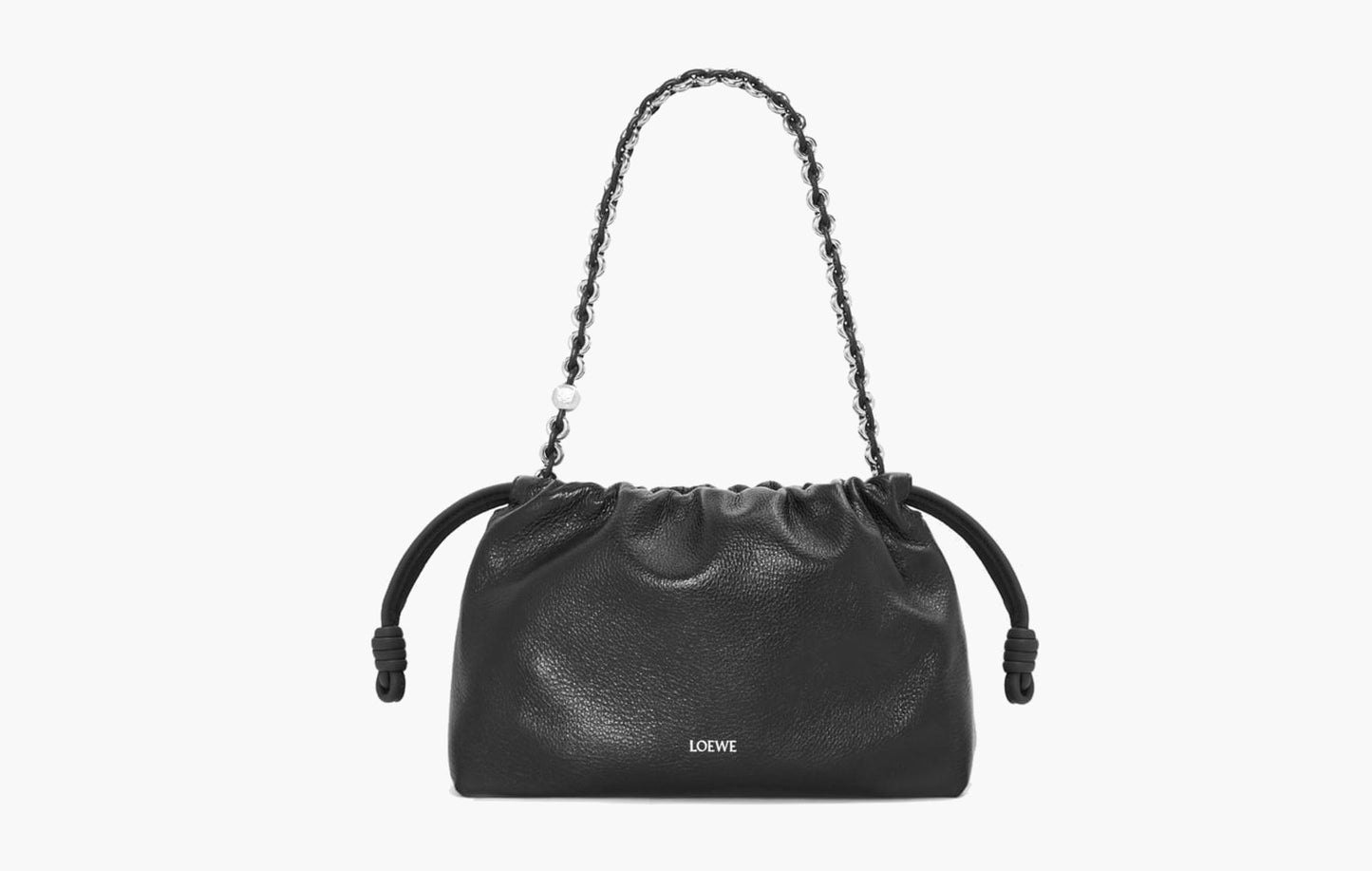 Loewe Medium Flamenco Purse Black | The Sortage