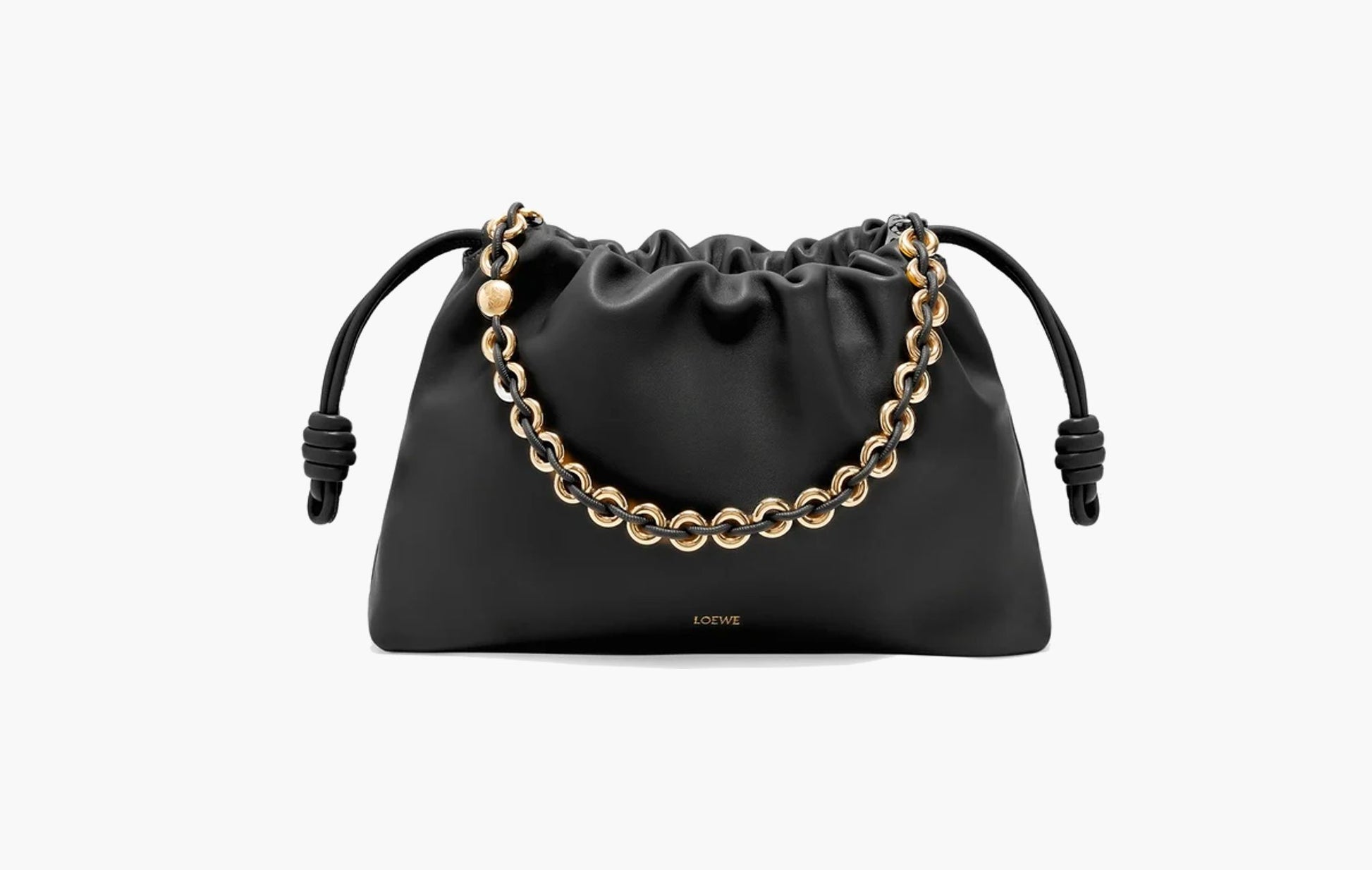 Loewe Large Flamenco Purse Black Lambskin | The Sortage