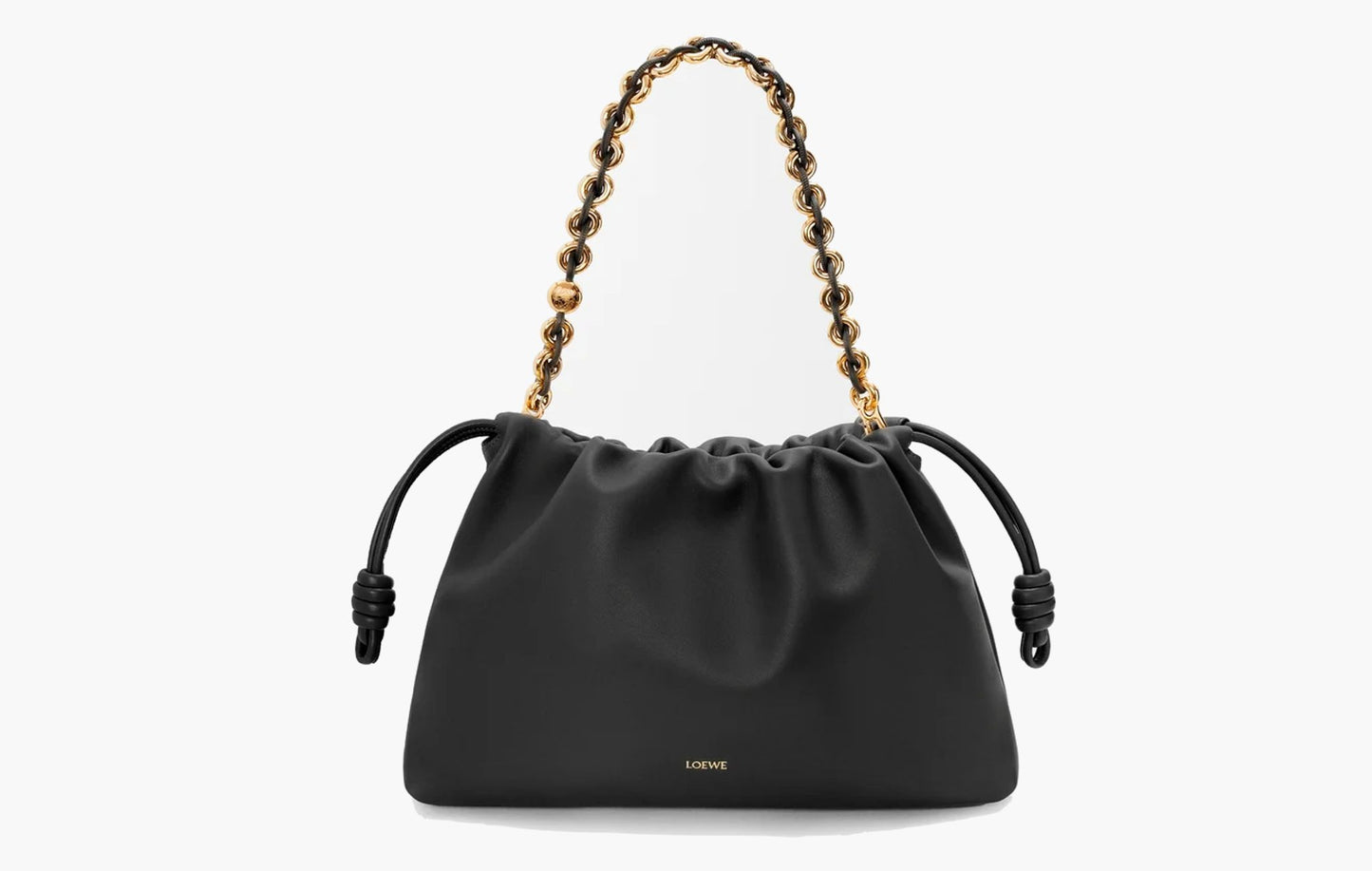 Loewe Large Flamenco Purse Black Lambskin | The Sortage