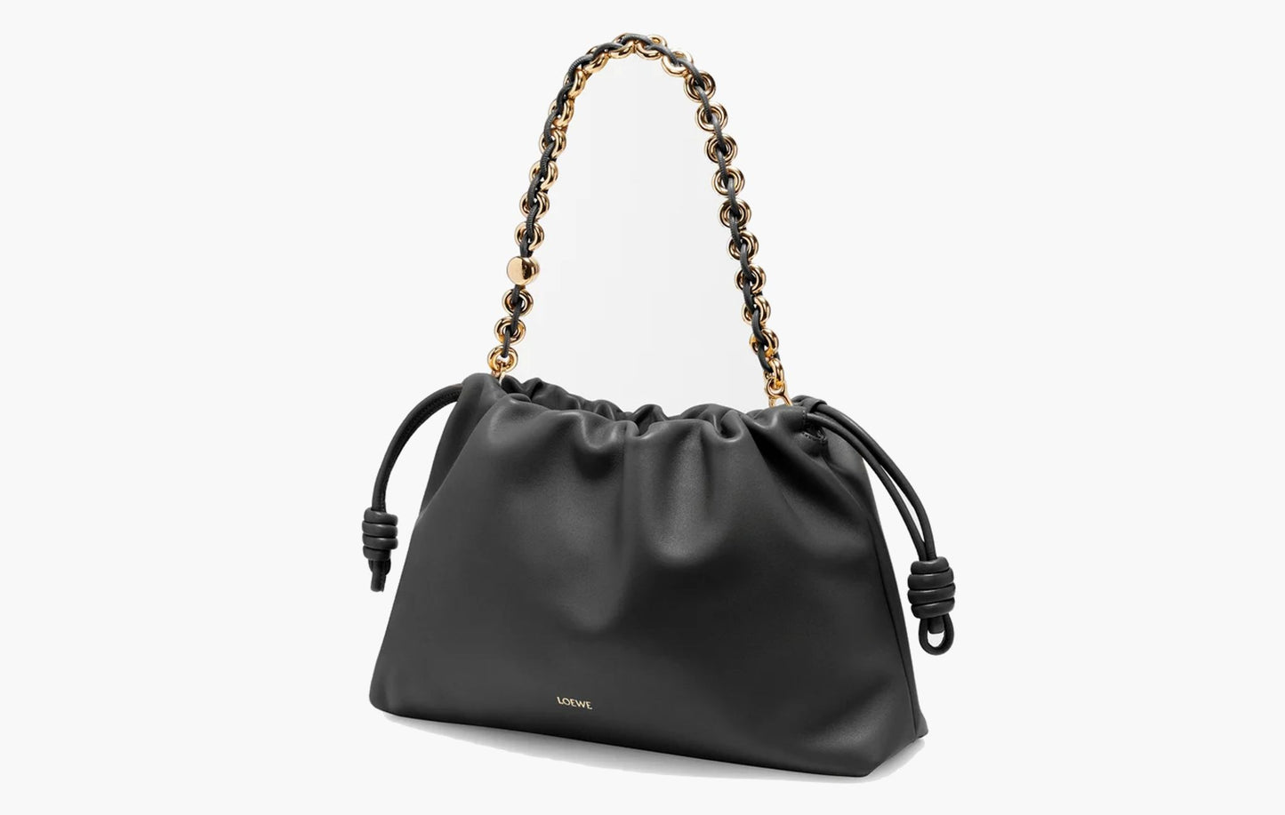 Loewe Large Flamenco Purse Black Lambskin | The Sortage