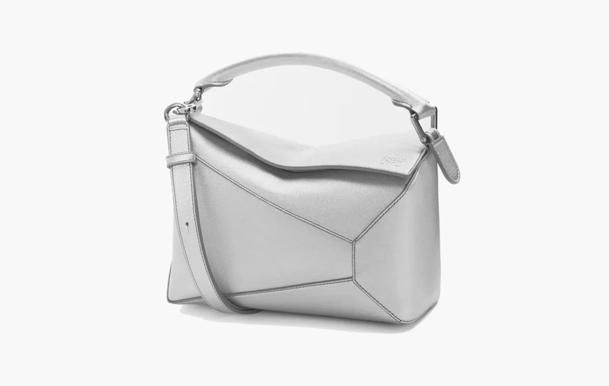 Loewe Small Puzzle Bag Silver | The Sortage