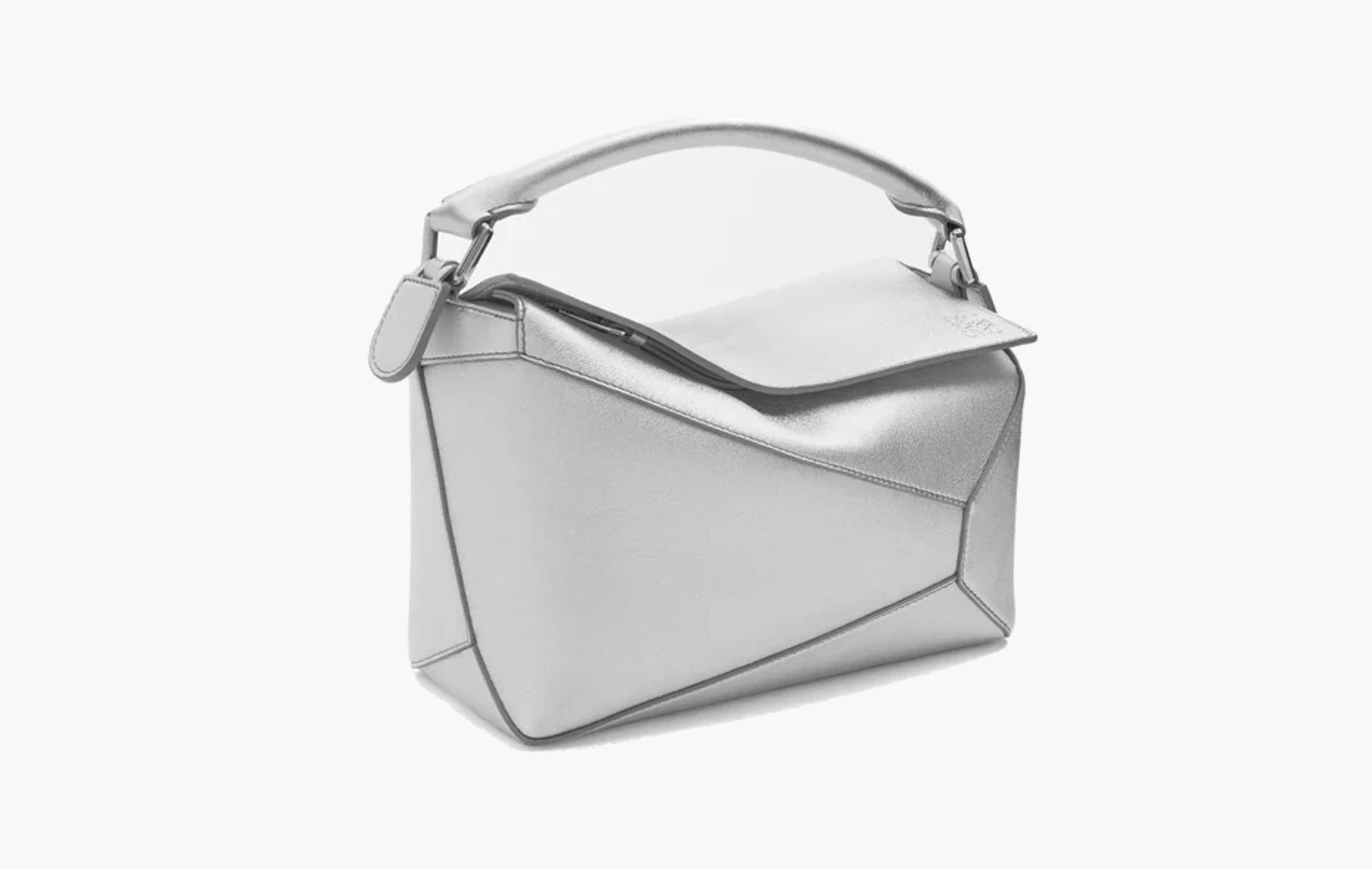 Loewe Small Puzzle Bag Silver | The Sortage