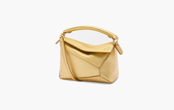 Loewe Mini Puzzle Bag Gold | The Sortage