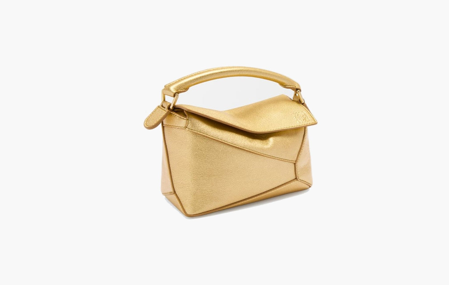 Loewe Mini Puzzle Bag Gold | The Sortage